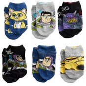 Wholesale - 6pk LRG LIGHTYEAR ON A MISSION NS SOCKS, UPC: 193159190491